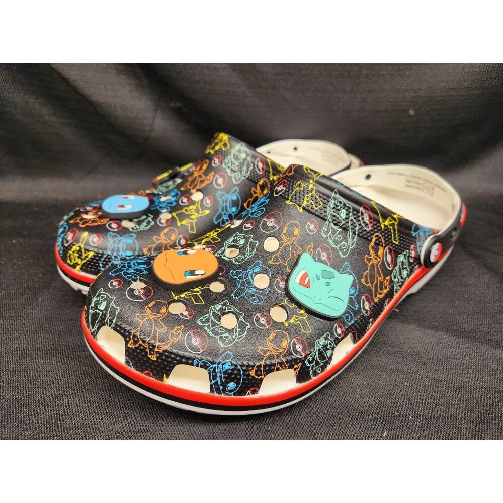 Crocs Men's Pokemon Print Classic Clog 211343-90H Size 13 NEW WITH TAGS! - Picture 3 of 9